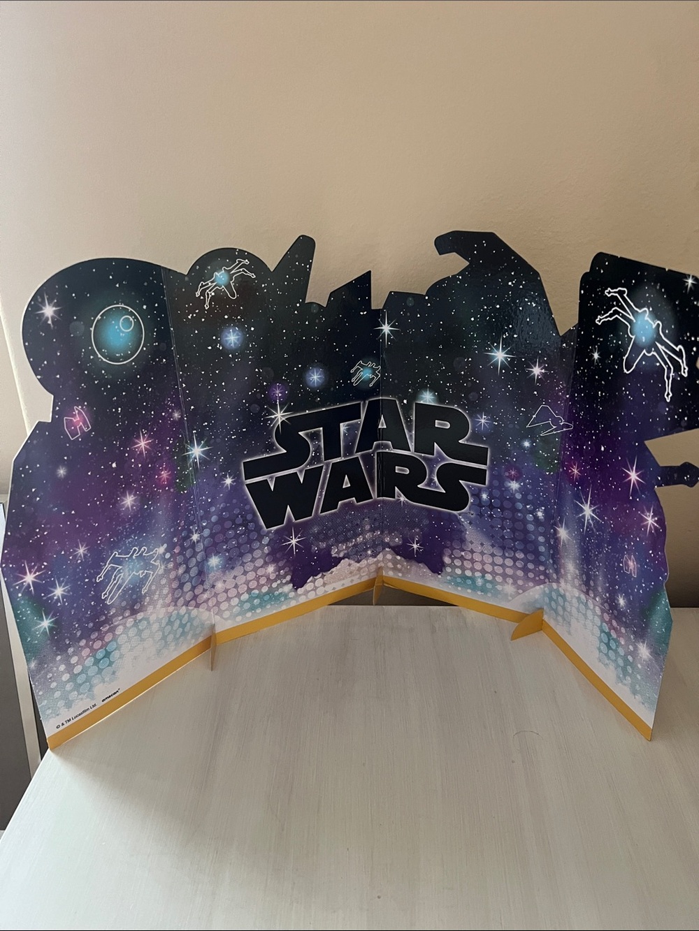 Star Wars Cake Backdrop